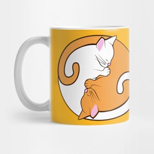 Yin and Yang Cats Mug